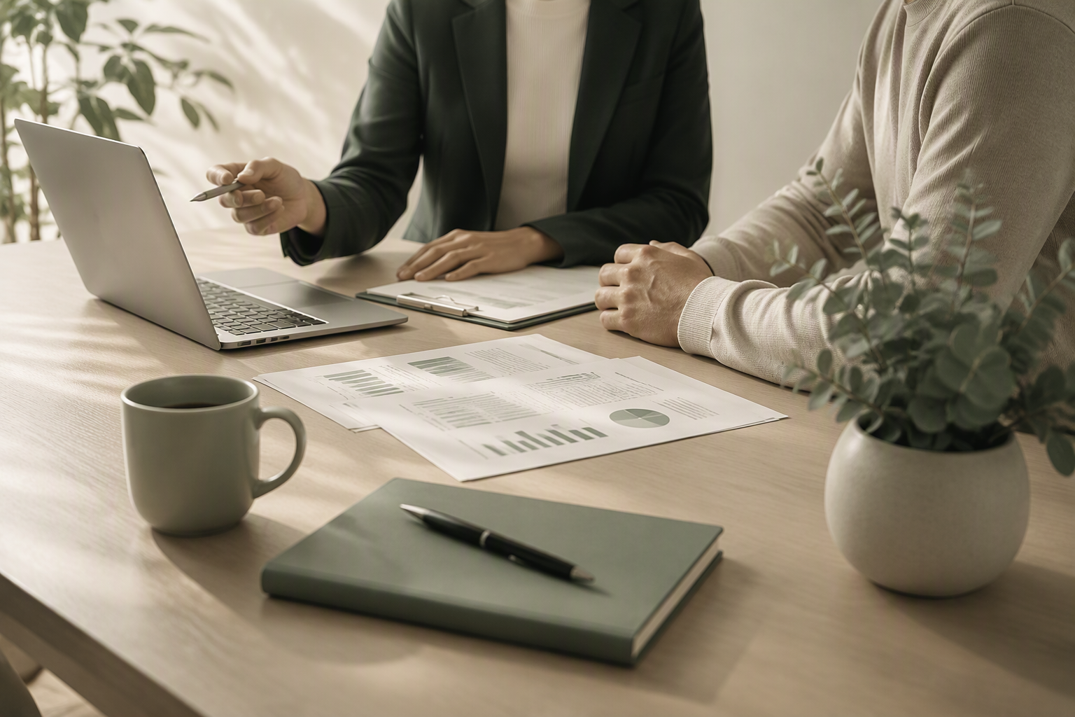 Upwise Finance in gesprek met een ondernemer